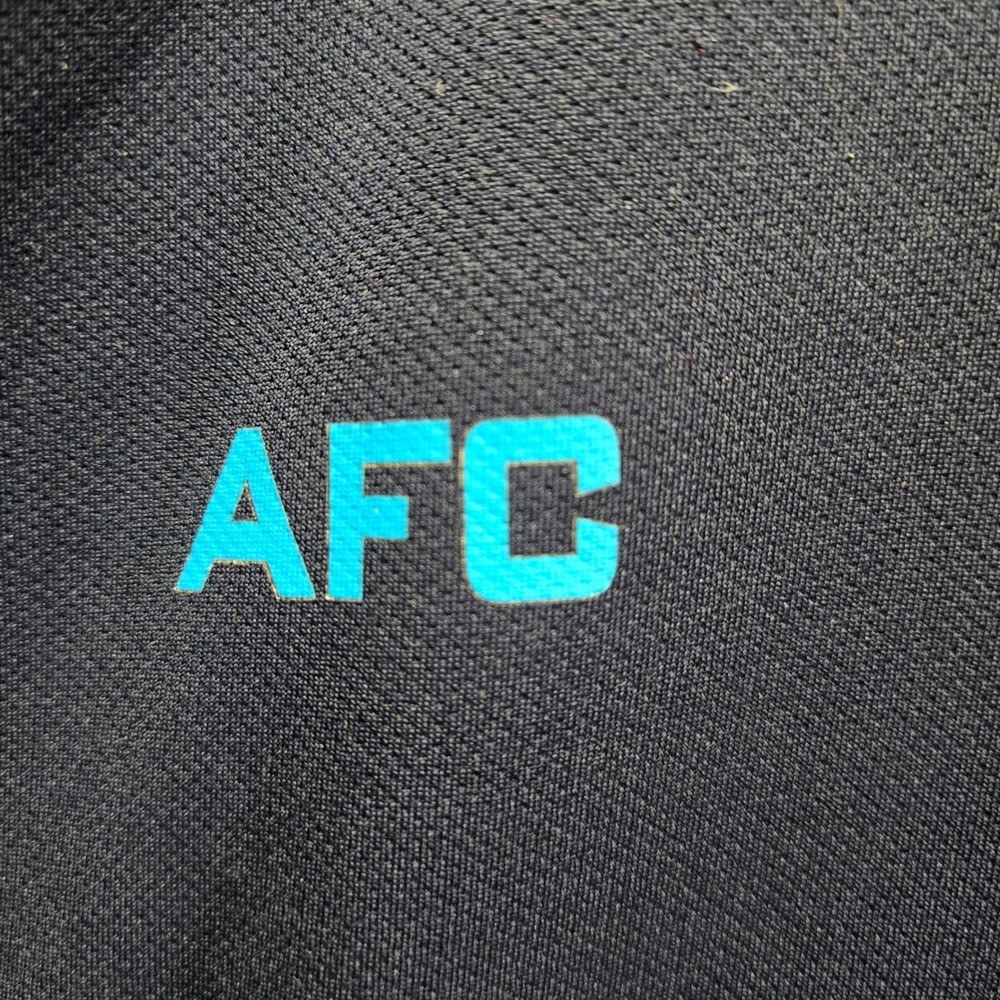 Arsenal Football Club Training Top Jersey Navy Blue Cyan Men's Size L‎ Large - Picture 8 of 11